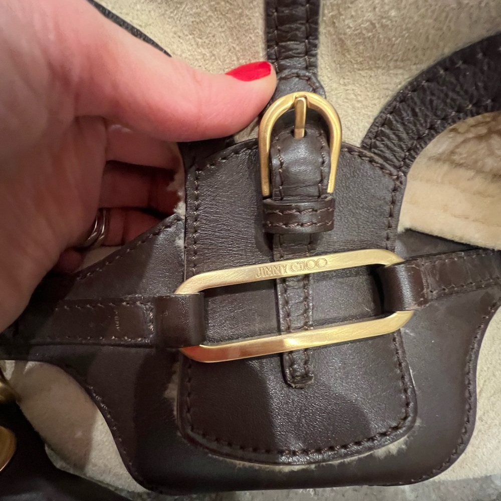 Jimmy Choo Shearling Bag - Picture 5 of 9